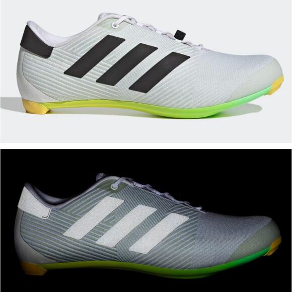 NWT Adidas The Road Cycling Shoes Reflective Activewear Bike Outdoors Men's sz 8 - Picture 1 of 8